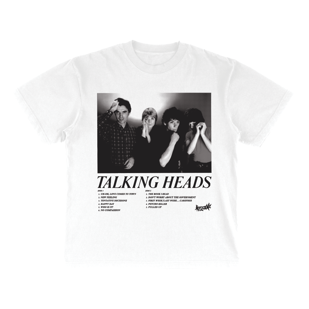 Welcome X Talking Heads Track List T-Shirt