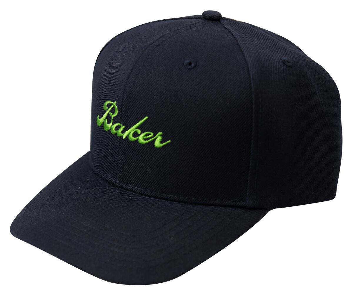 Baker "Cursive" Navy Snapback Hat