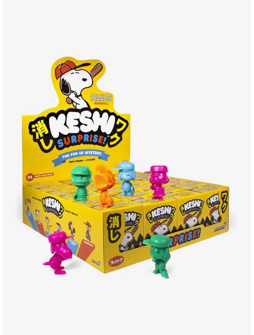 Super7 X Peanuts - Keshi Surprise - Peanuts Baseball Individual Toys
