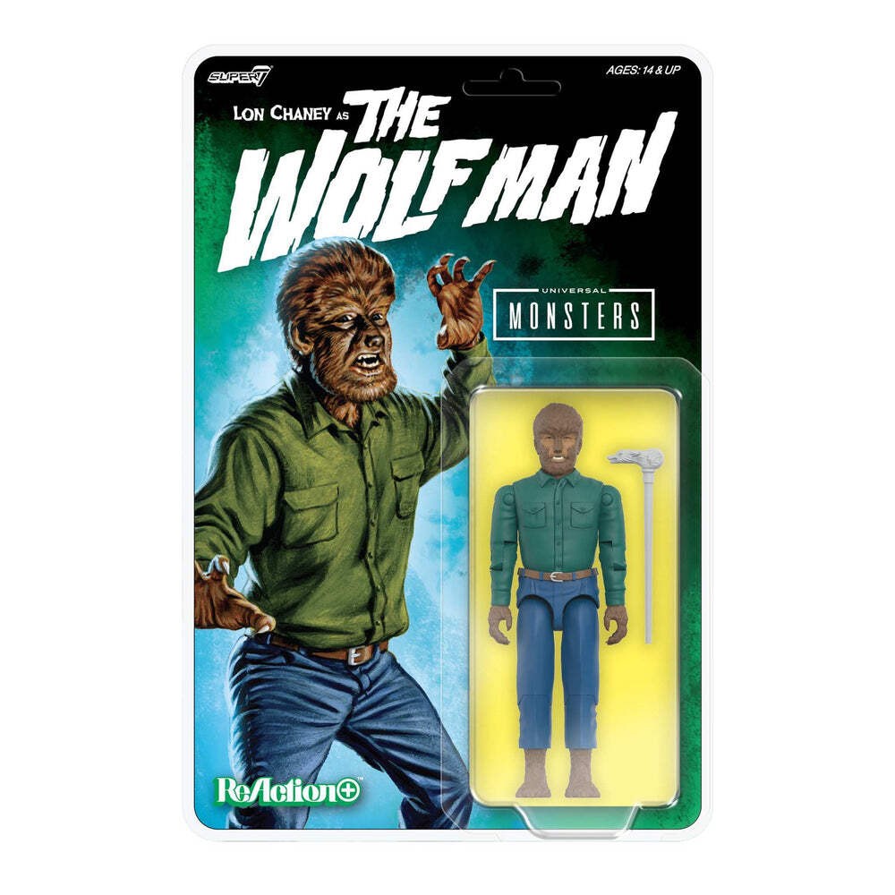 Super7 X Universal Monsters - The Wolf Man Reaction Figure