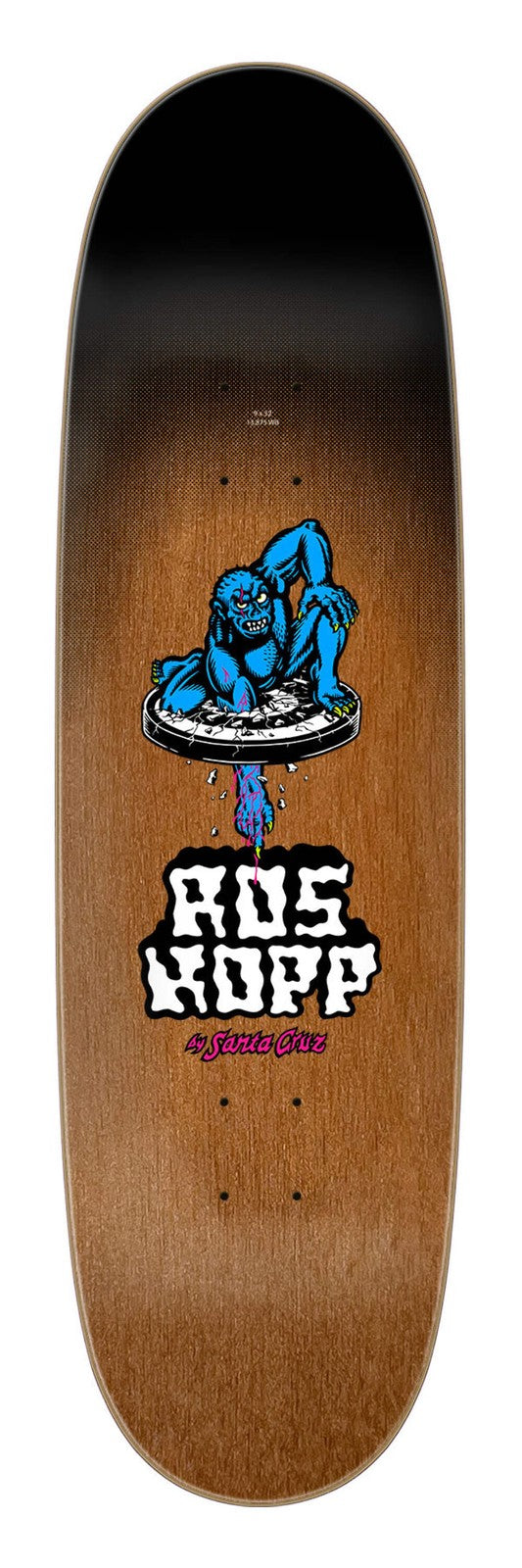 Santa Cruz Rob Roskopp "Screaming Arm" 9" Egg Skateboard Deck