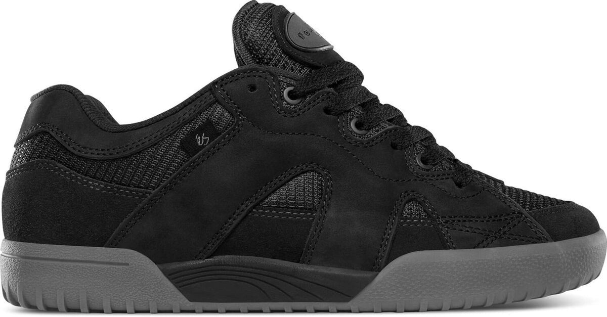 És One Nine 7 Black / Grey Skateboard Shoes