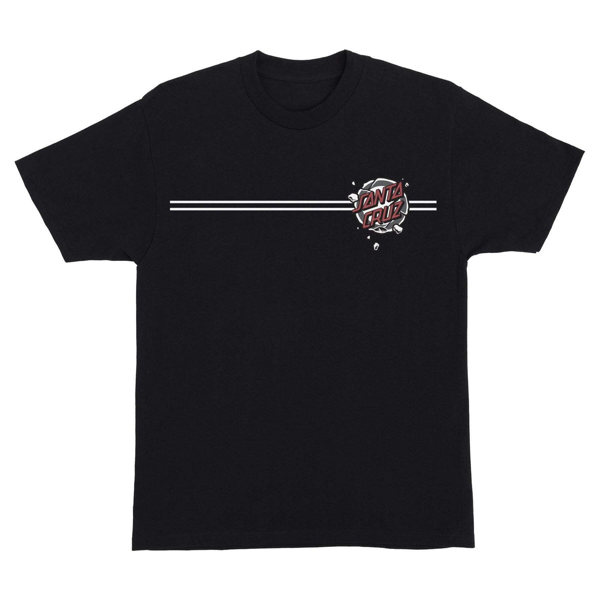 Santa Cruz Roskopp Destruct Dot Stripes T-Shirt