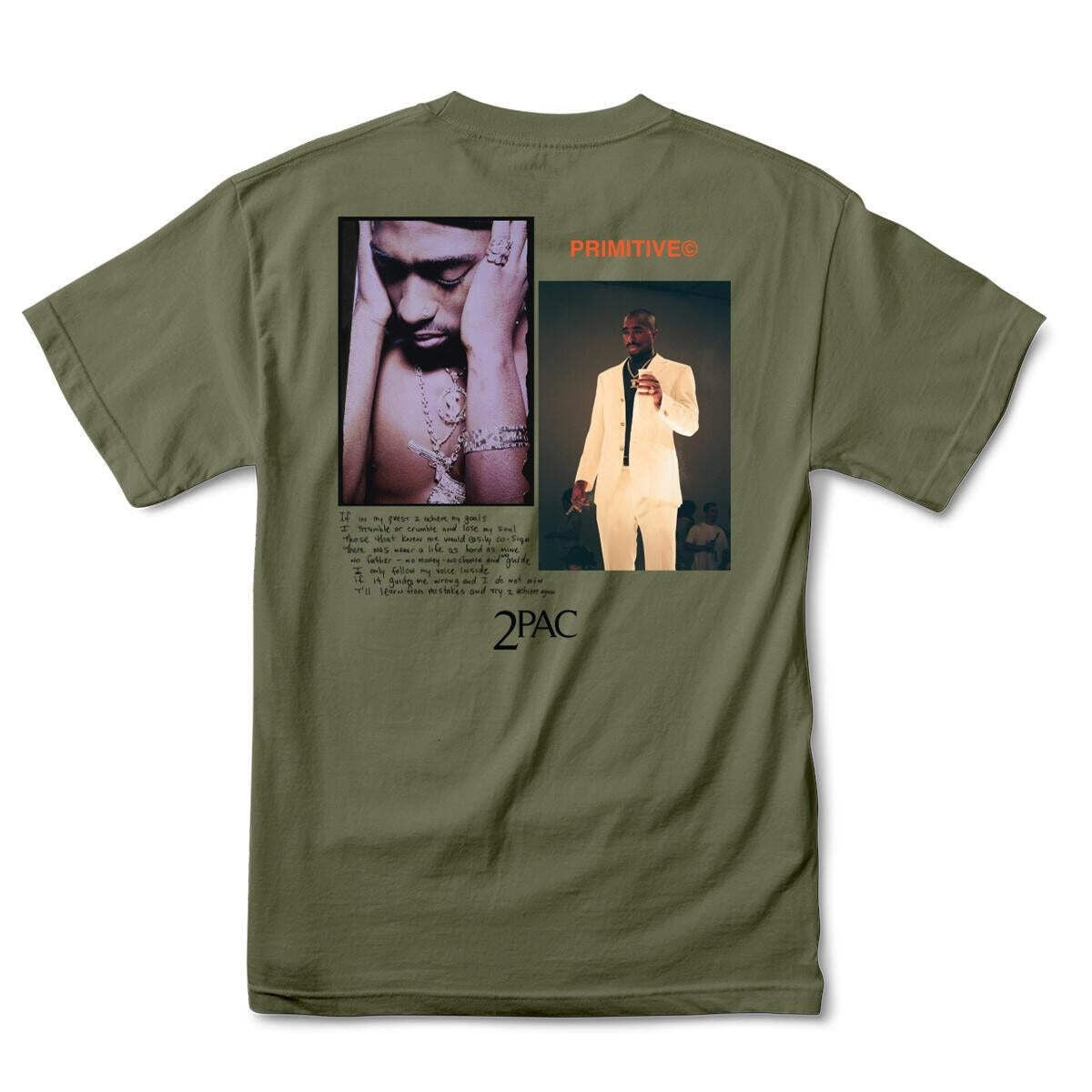 Primitive X Tupac Shakur Voice T-Shirt