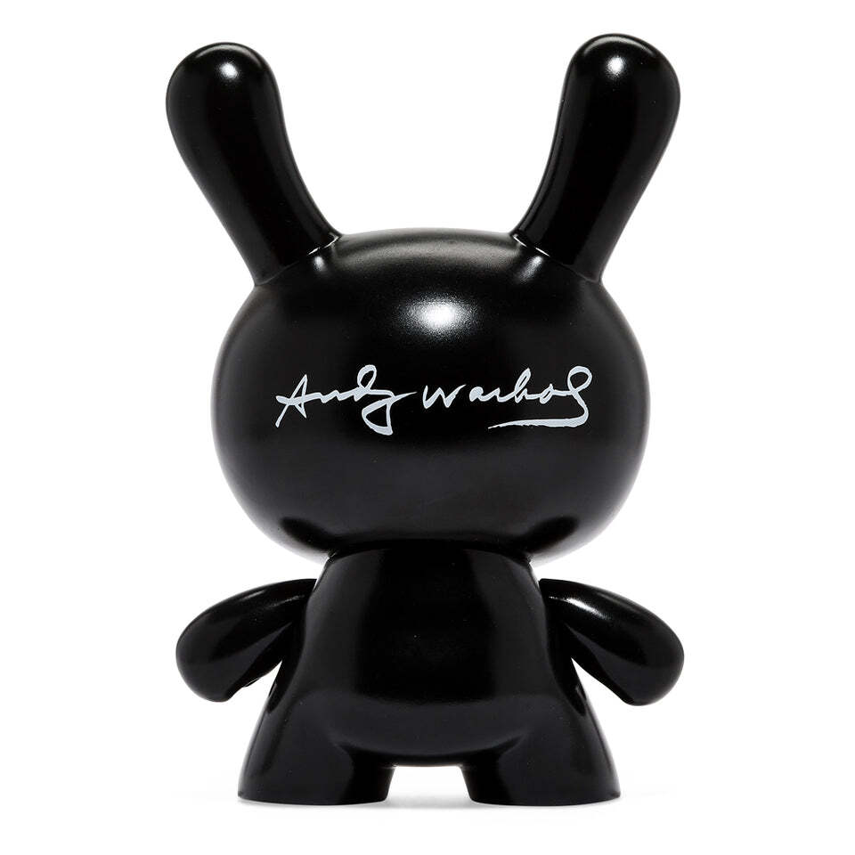 Kidrobot X Andy Warhol Fright Wig Self-Portrait 8" Masterpiece Dunny - Monochrom