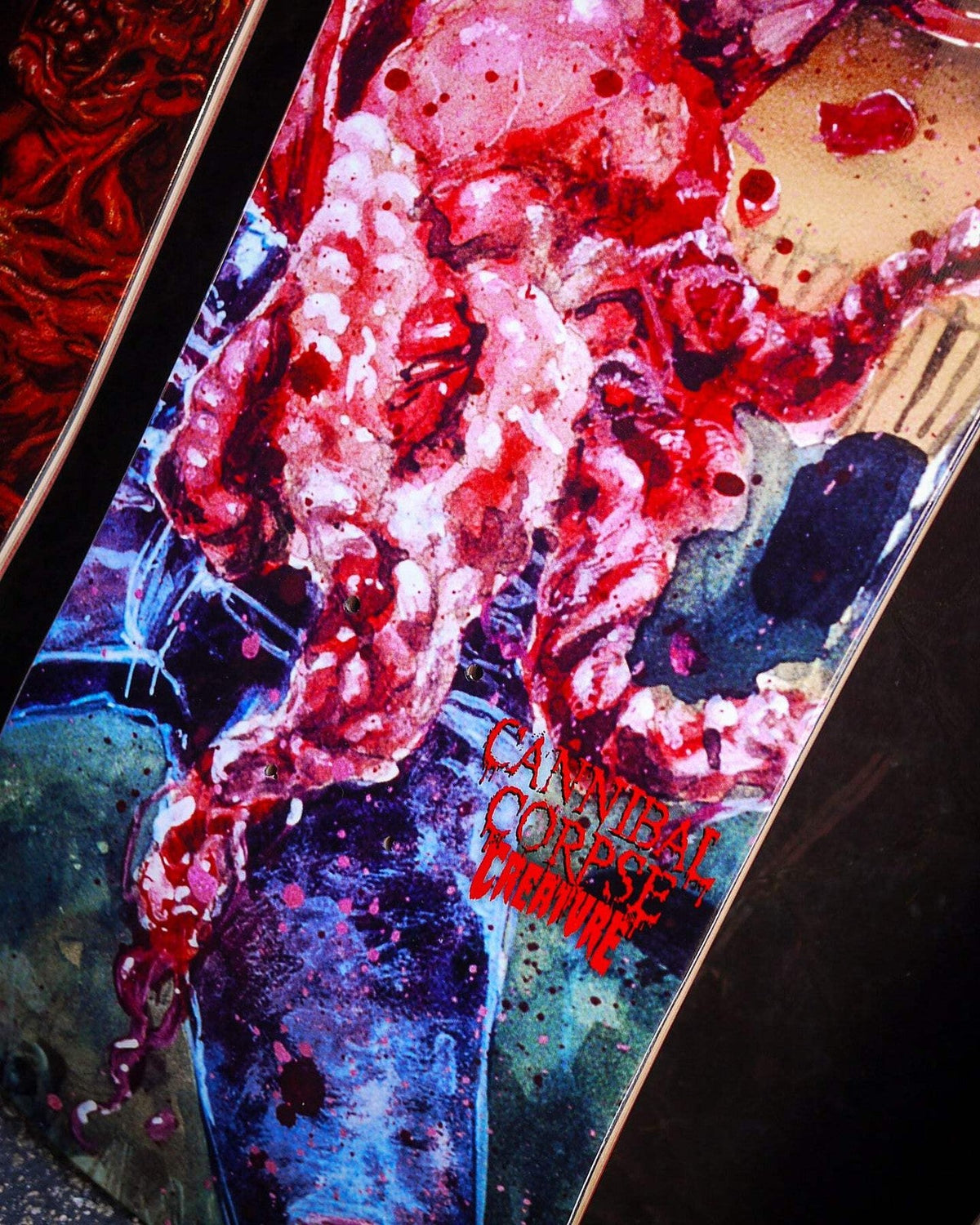 Creature X Cannibal Corpse "Corpse Eaten Back To Life" 9.34" Skateboard Deck