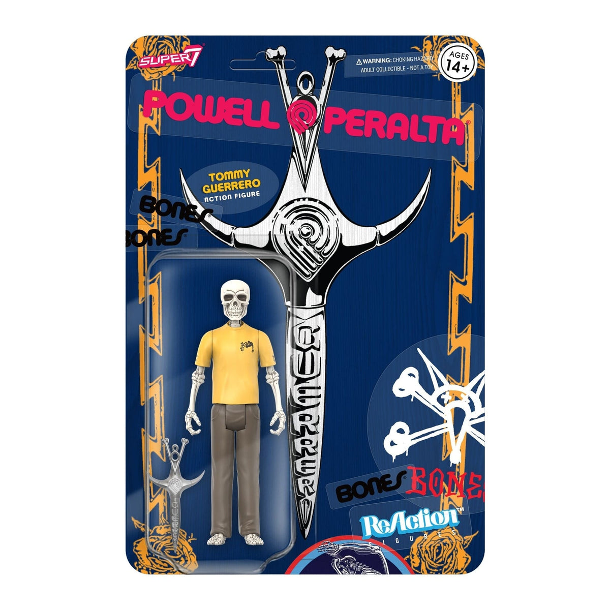 Super7 X Powell Peralta Tommy Guerrero Wave 4 Reaction Figure