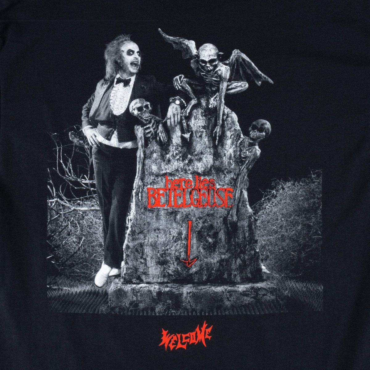 Welcome X Beetlejuice Tombstone T-Shirt