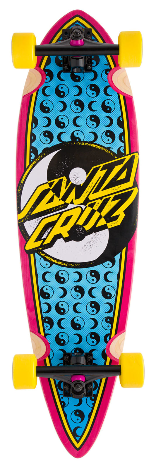 Santa Cruz Yin Yang Dot Pintail Cruzer Complete Skateboard 9.2 X 33