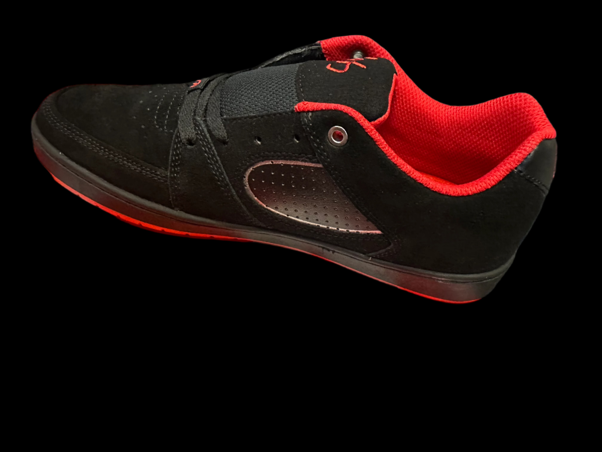 Es Accel Slim Black/Silver Skate Shoes