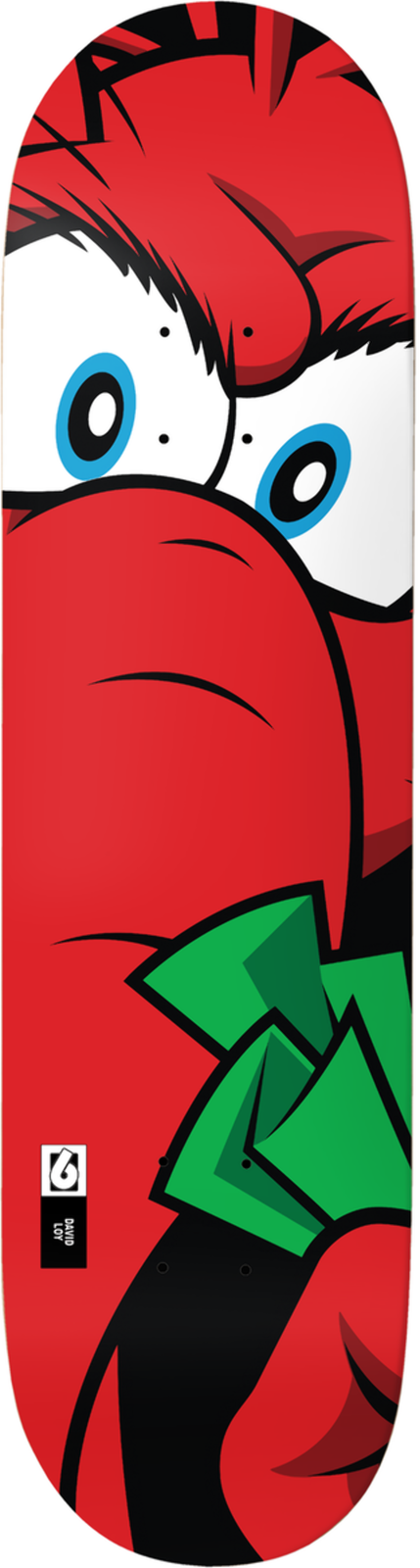 Birdhouse David Loy "Big Red XL" 8.5" Skateboard Deck