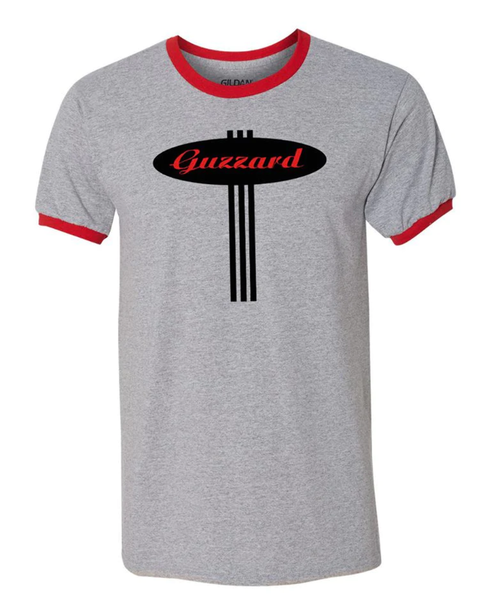 Guzzard "Ringer" T-Shirt With Amrep Noise Back Logo
