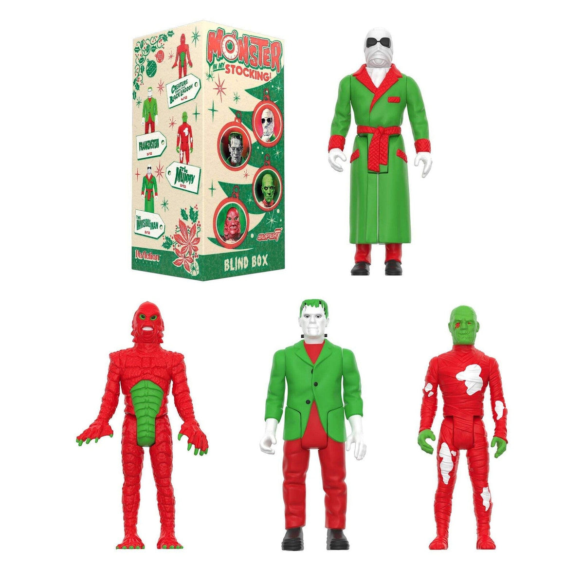 Super7 X Universal Monsters - Monster In My Stocking - Blind Box Flat