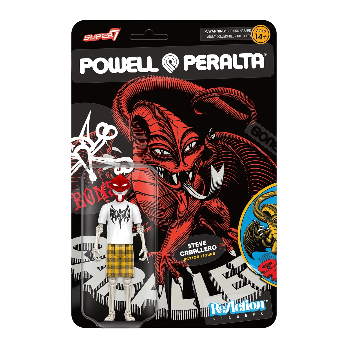 Super7 X Powell Peralta Steve Caballero Wave 2 Reaction Figure