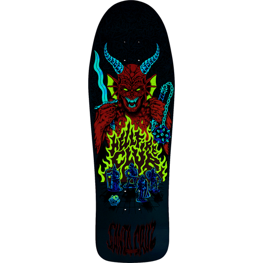 Santa Cruz x Stranger Things Tom Knox "Hellfire Pit" 10.07" Reissue Skateboard Deck