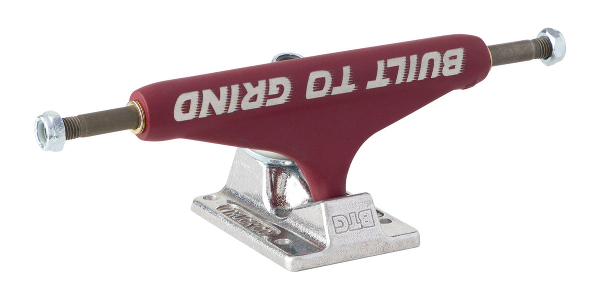 Independent Stage 11 BTG Speed Burgundy Silver Skateboard Trucks (Set of 2)