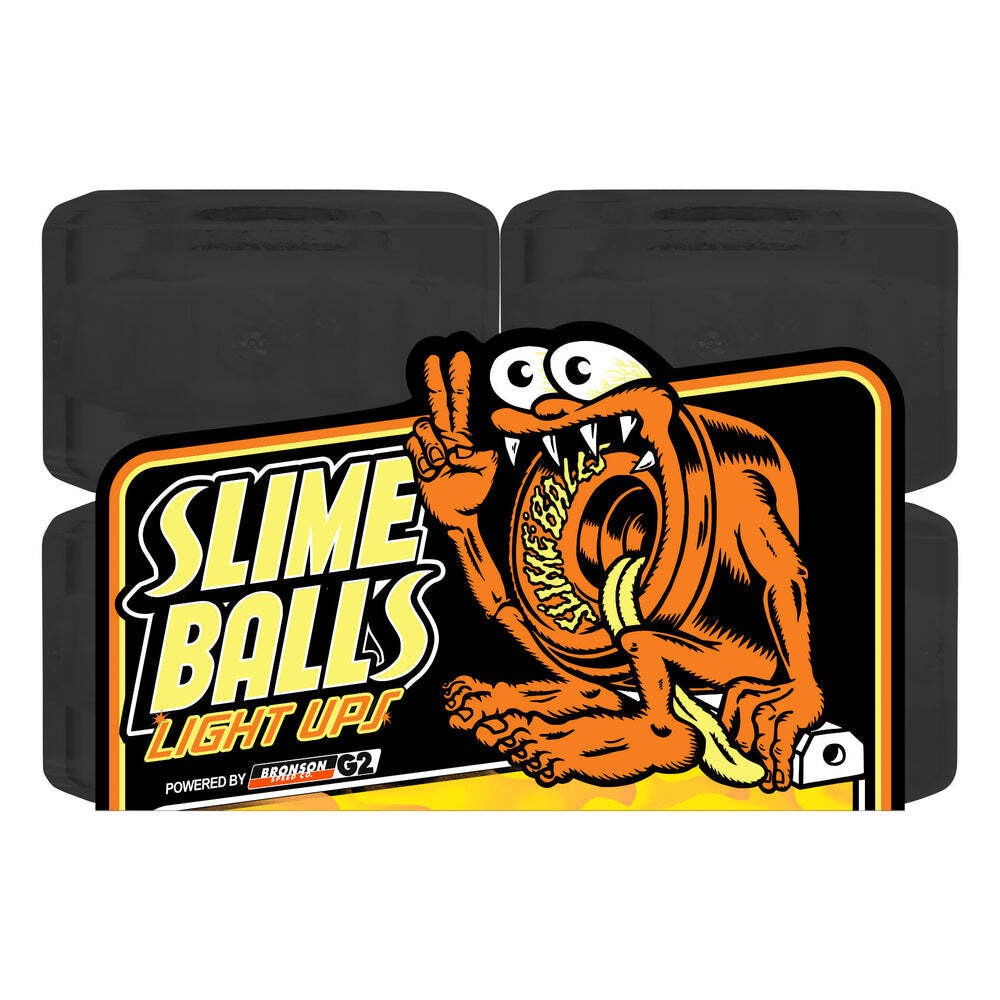 Slime Balls SB Flame Light Ups 66mm 78A Skateboard Wheels