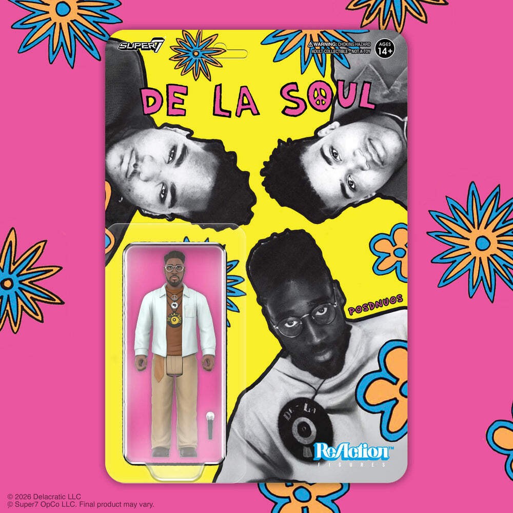 Super7 X De La Soul Kelvin "Posdnuos" Mercer (Me, Myself & I) Reaction Figure