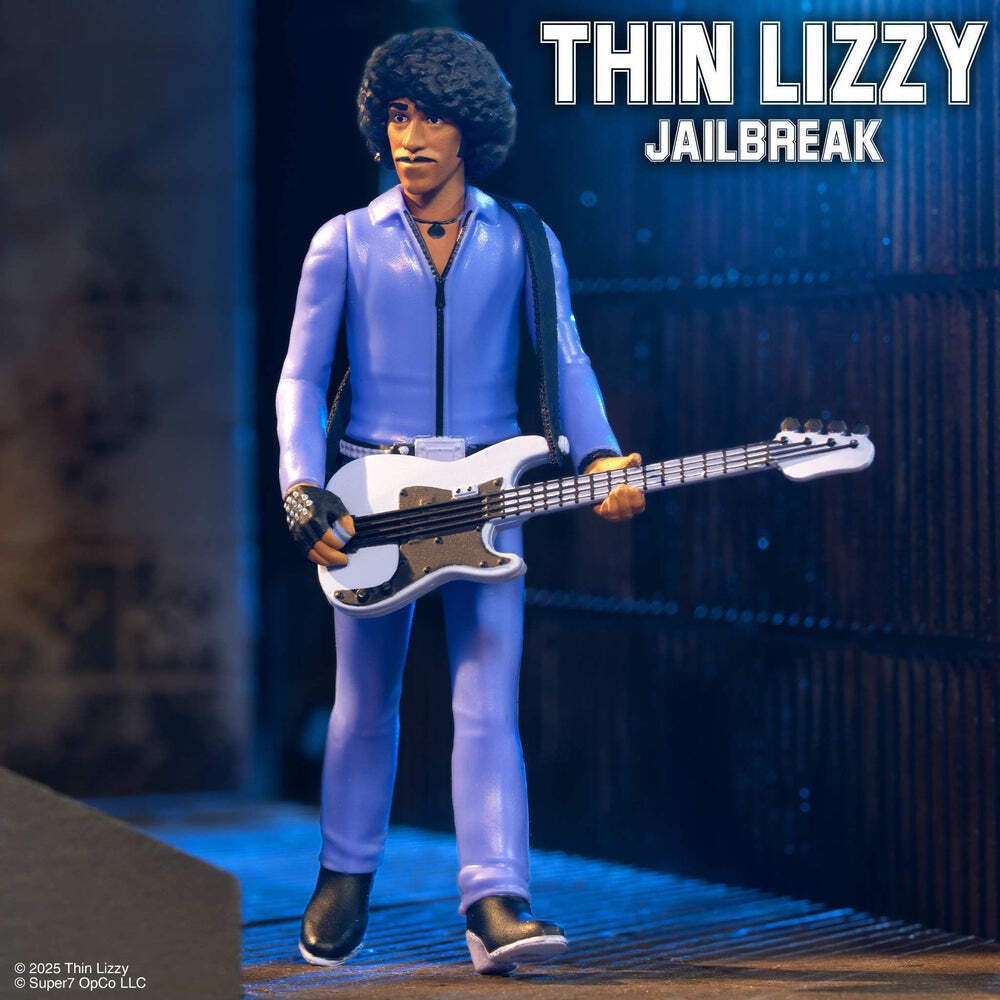 Super7 X Thin Lizzy Phil Lynott (Jailbreak) Reaction Figure