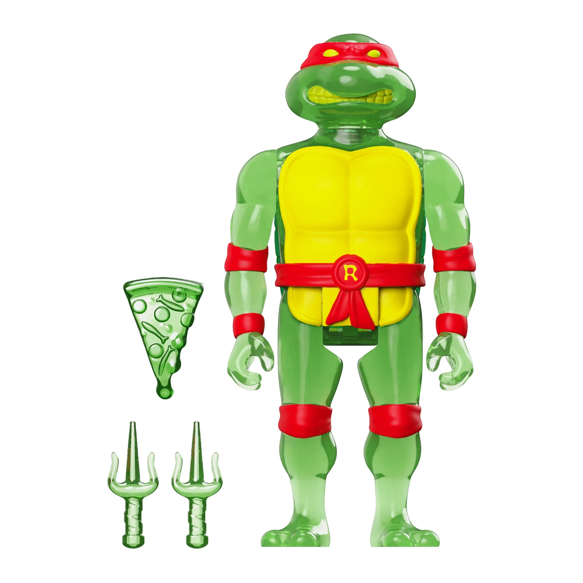 Super7 X Teenage Mutant Ninja Turtles - Raphael (Mutagen Ooze) Reaction Figure T