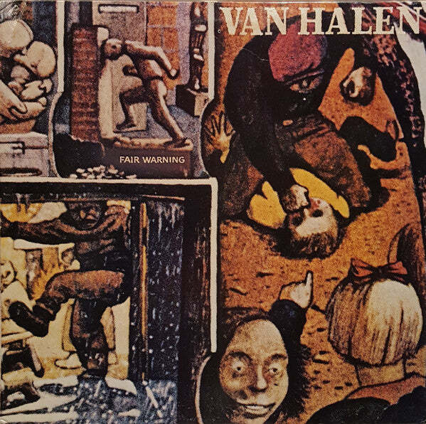 Van Halen - Fair Warning Vinyl LP Record *USED 1981 GOLD STAMP PROMO
