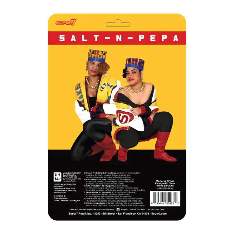 Super7 X Salt-N-Peppa Reaction Figure