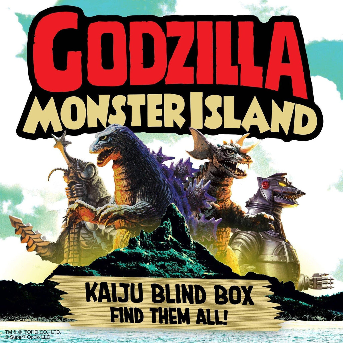 Super7 X Toho Blind Box Wave 07 (Monster Island) - Individual Blind Box