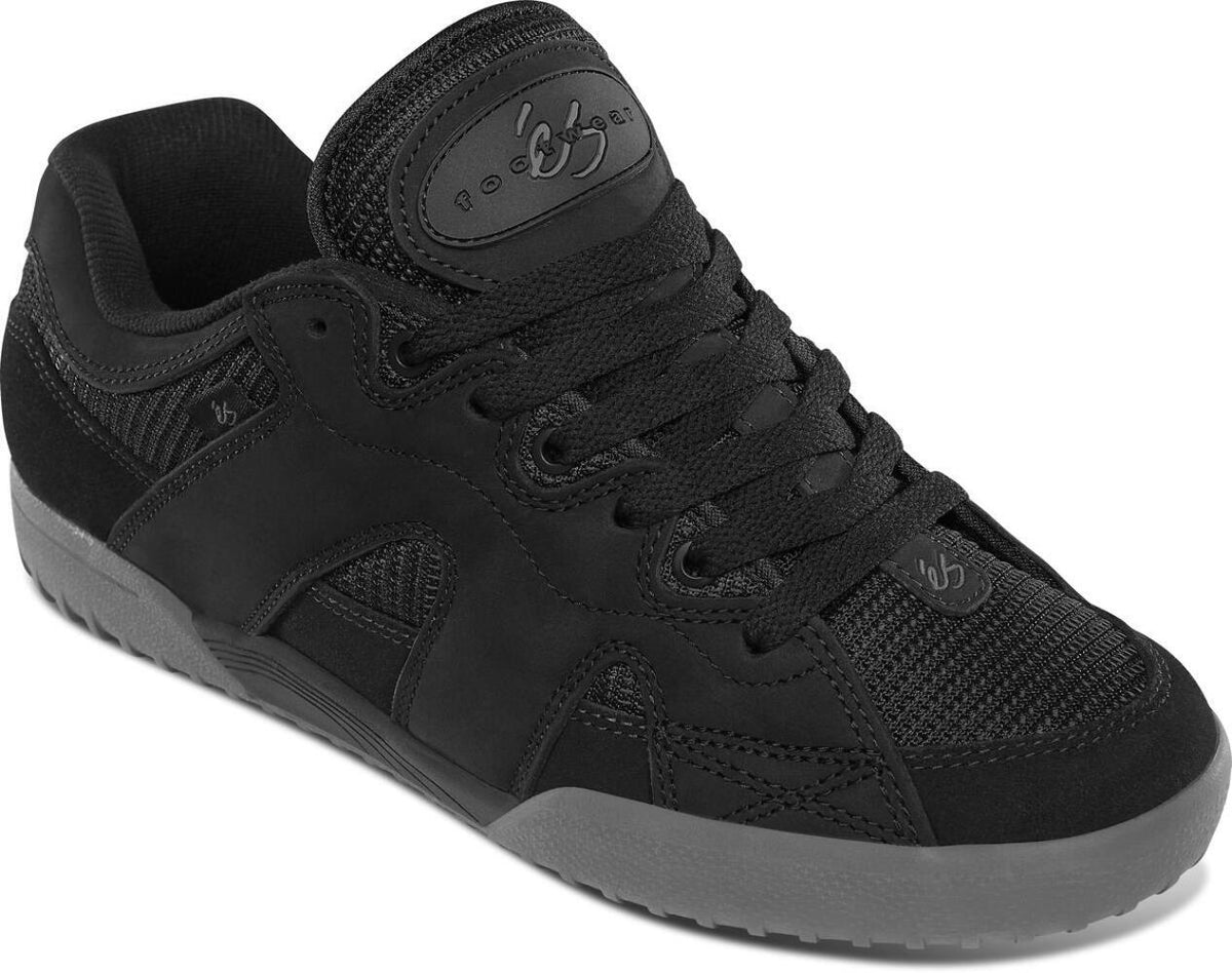 És One Nine 7 Black / Grey Skateboard Shoes