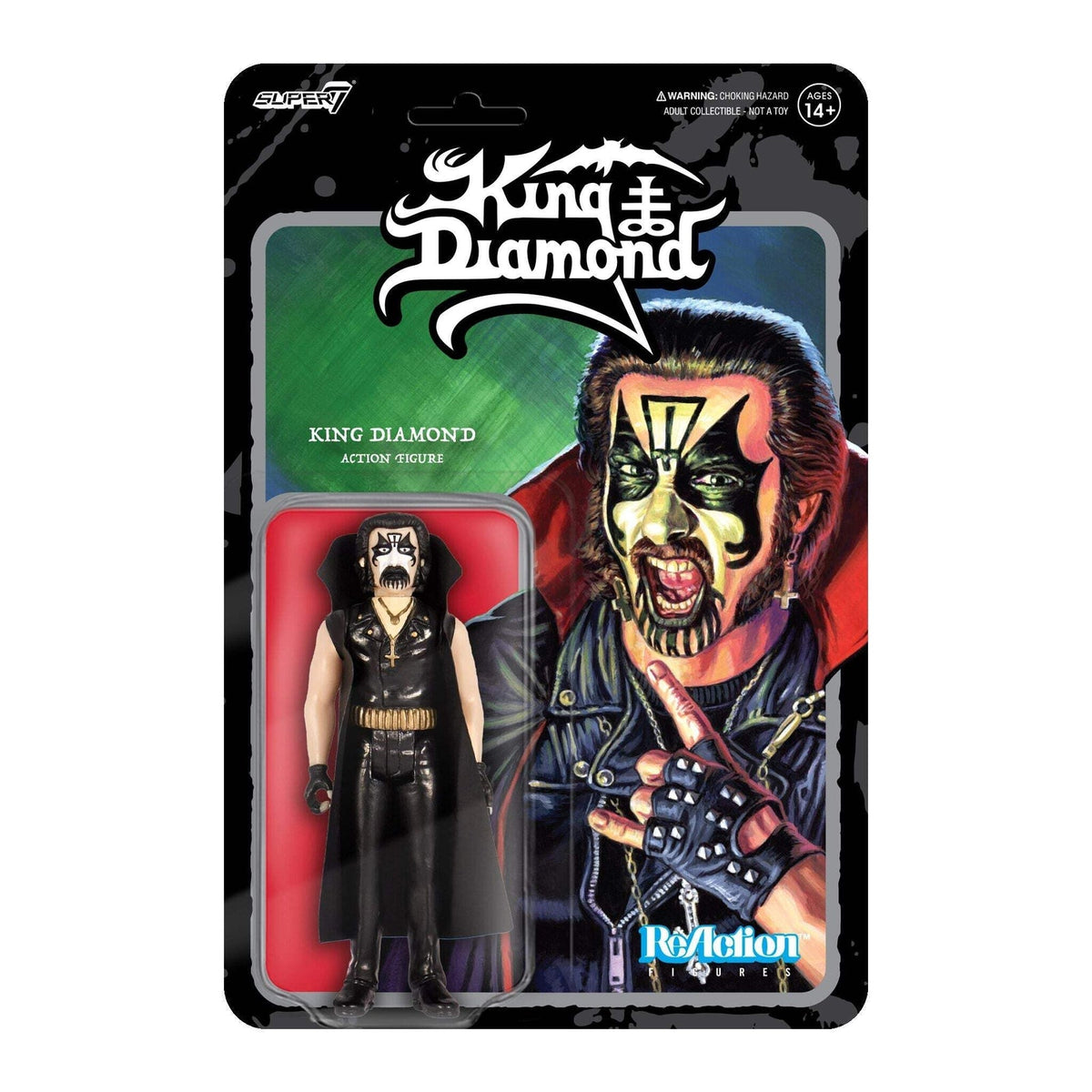 Super7 X King Diamond Reaction Figure