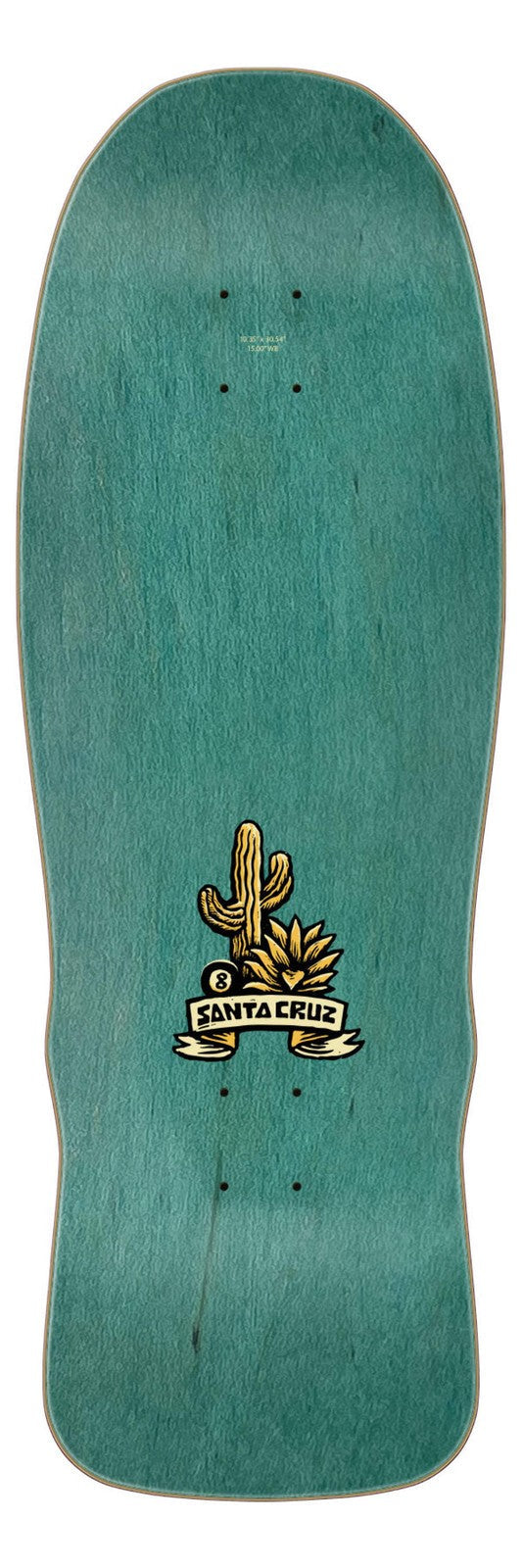 Santa Cruz Erick Winkowski "Agave Snake" Shaped 10.35" Skateboard Deck