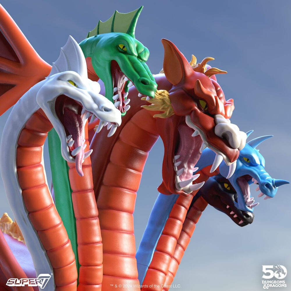 Super7 X Dungeons And Dragons Ultimates Tiamat Queen Of Evil Dragons