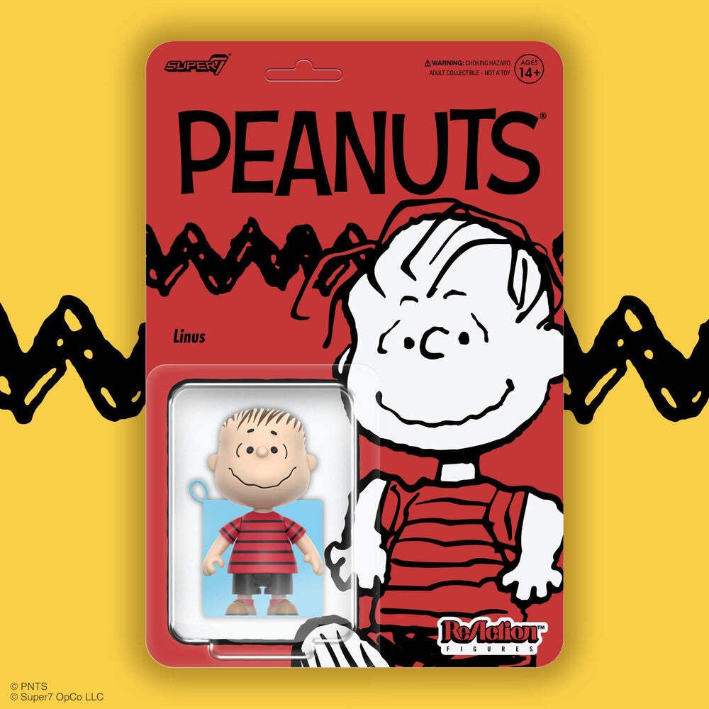 Super7 X Peanuts - Linus - Wave 8 Reaction Figure