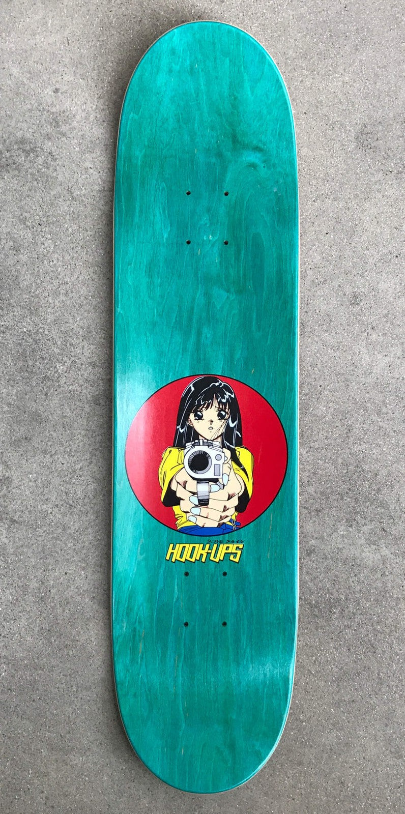Hook Ups Barrel Of A Gun 8" Skateboard Deck