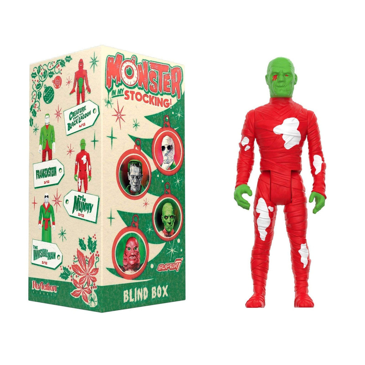 Super7 X Universal Monsters - Monster In My Stocking - Blind Box Flat