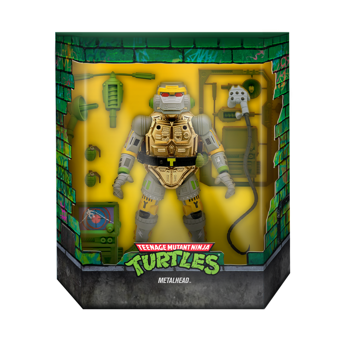 Super7 X Teenage Mutant Ninja Turtles Ultimates Metalhead Wave 3 Action Figure T