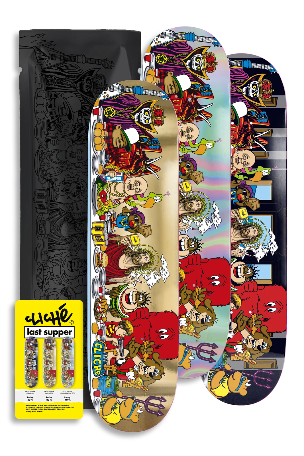 Cliché Last Supper LTD Blind Bag 8.5" Skateboard Deck