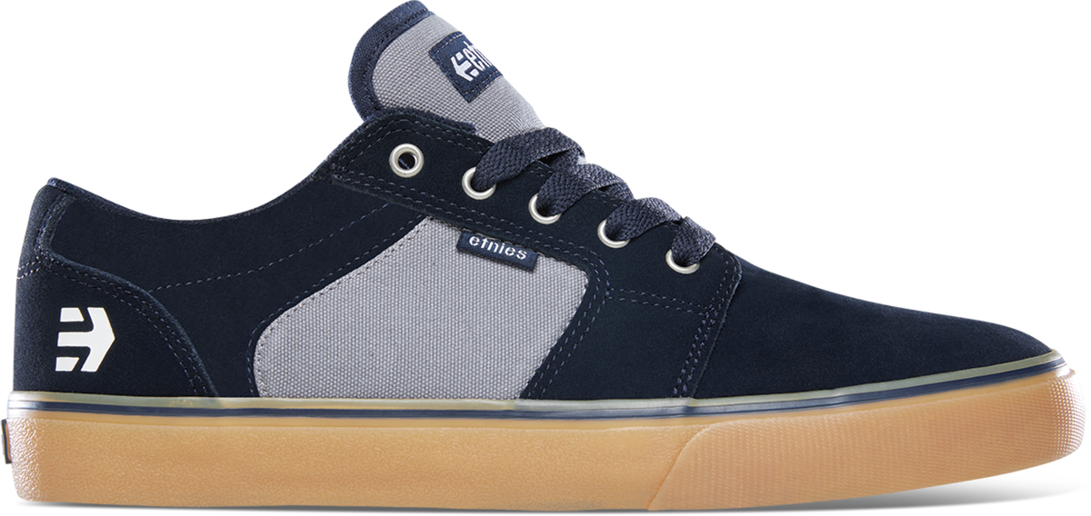 Etnies Barge Ls Navy/Grey/Gum Skateboard Shoes