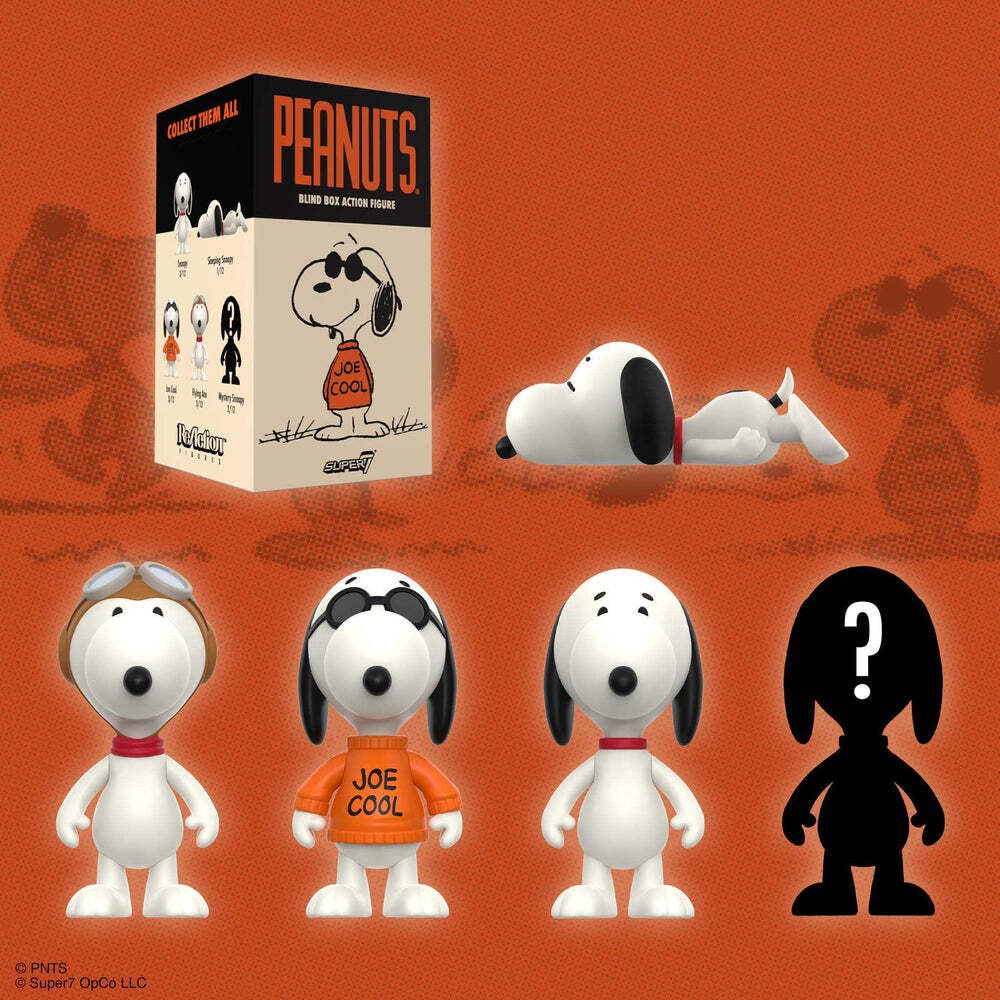 Super7 X Peanuts - Wave 06 (So Many Snoopies!) - Blind Box Flat
