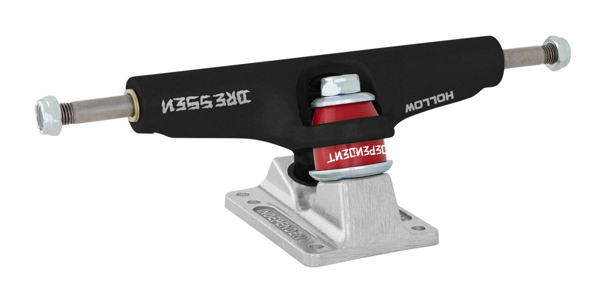 Independent Stage 4 Hollow Eric Dressen Pro Black Silver Trucks (Set of 2)