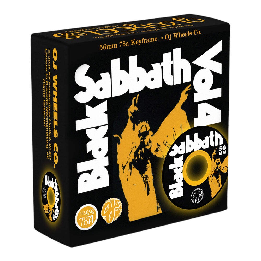 OJ X Black Sabbath Vol 4 Keyframe 56mm 78A Skateboard Wheels