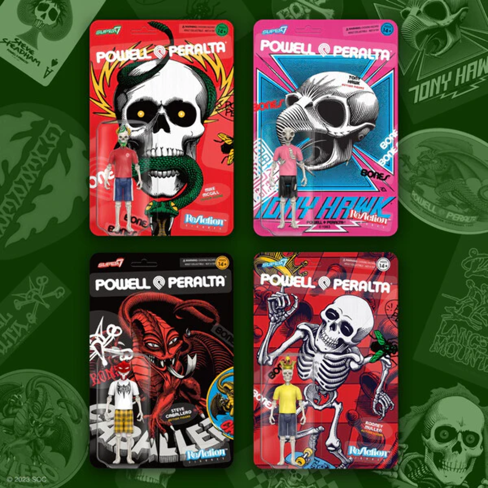 Super7 X Powell Peralta Rodney Mullen Wave 2 Reaction Figure
