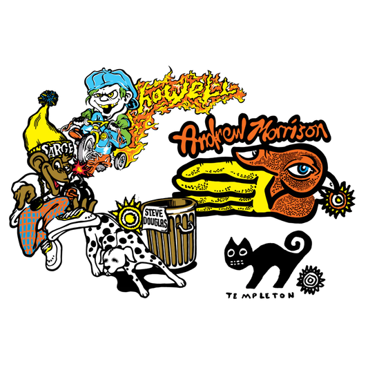 New Deal 5Pk Of Stickers Templeton, Sargent, Howell, Douglas, Morrison