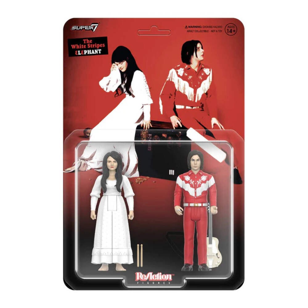Super7 X The White Stripes (Elephant) Reaction Figures
