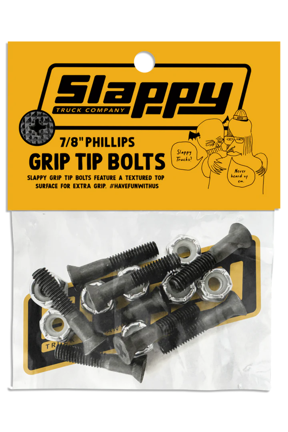 Slappy 7/8" Phillips Grip Tip Hardware