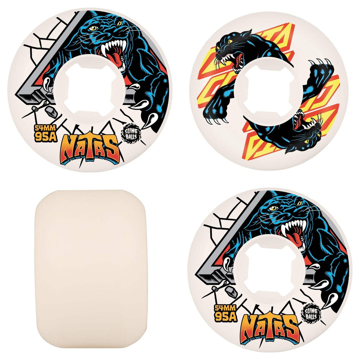 Santa Cruz Natas Shattered Panther Vx 9" Complete Skateboard