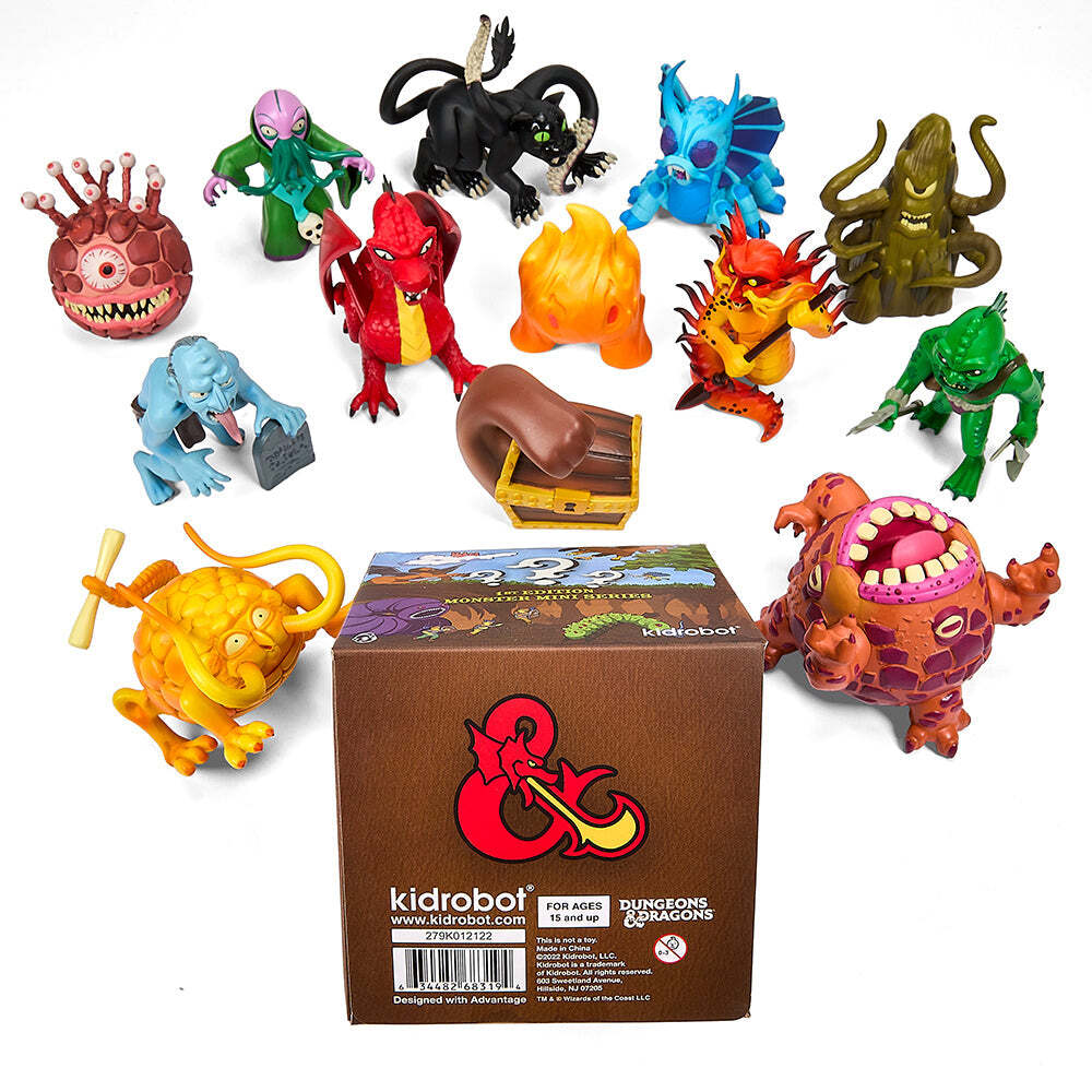 Kidrobot X Dungeons & Dragons® Monsters 3" Vinyl Mini Series 1