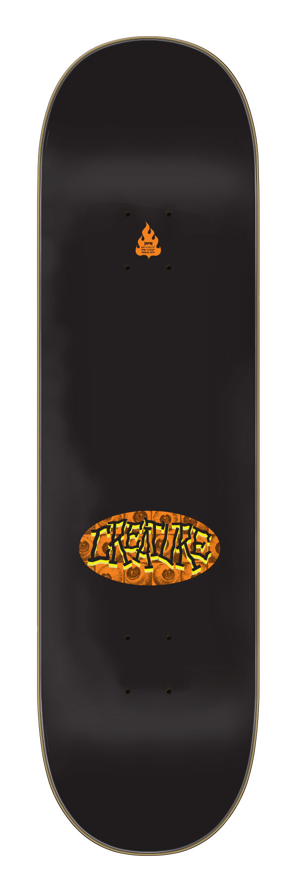 Creature Baekkel Crash And Burn 8.6" Skateboard Deck