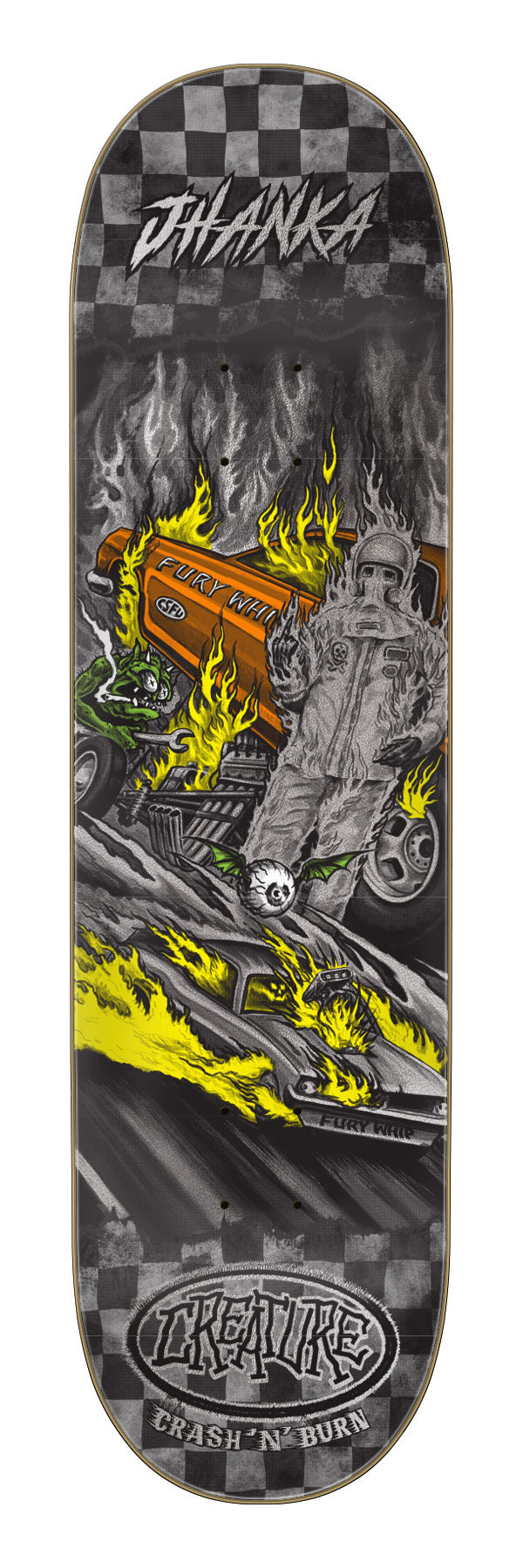 Creature Gonzalez Crash And Burn 8.375" VX Skateboard Deck