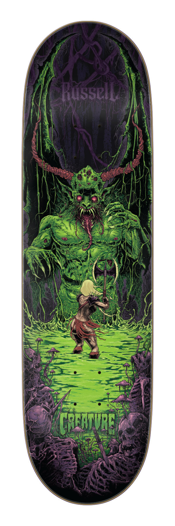 Creature Russell Swamp 8.6" Skateboard Deck