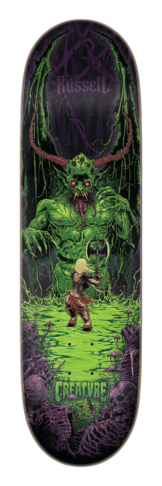 Creature Russell Swamp 8.6" Skateboard Deck